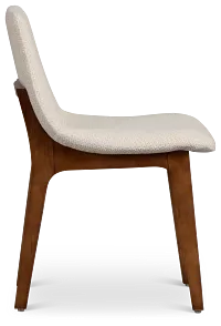 Hamilton Light Beige Fabric Upholstered Side Chair