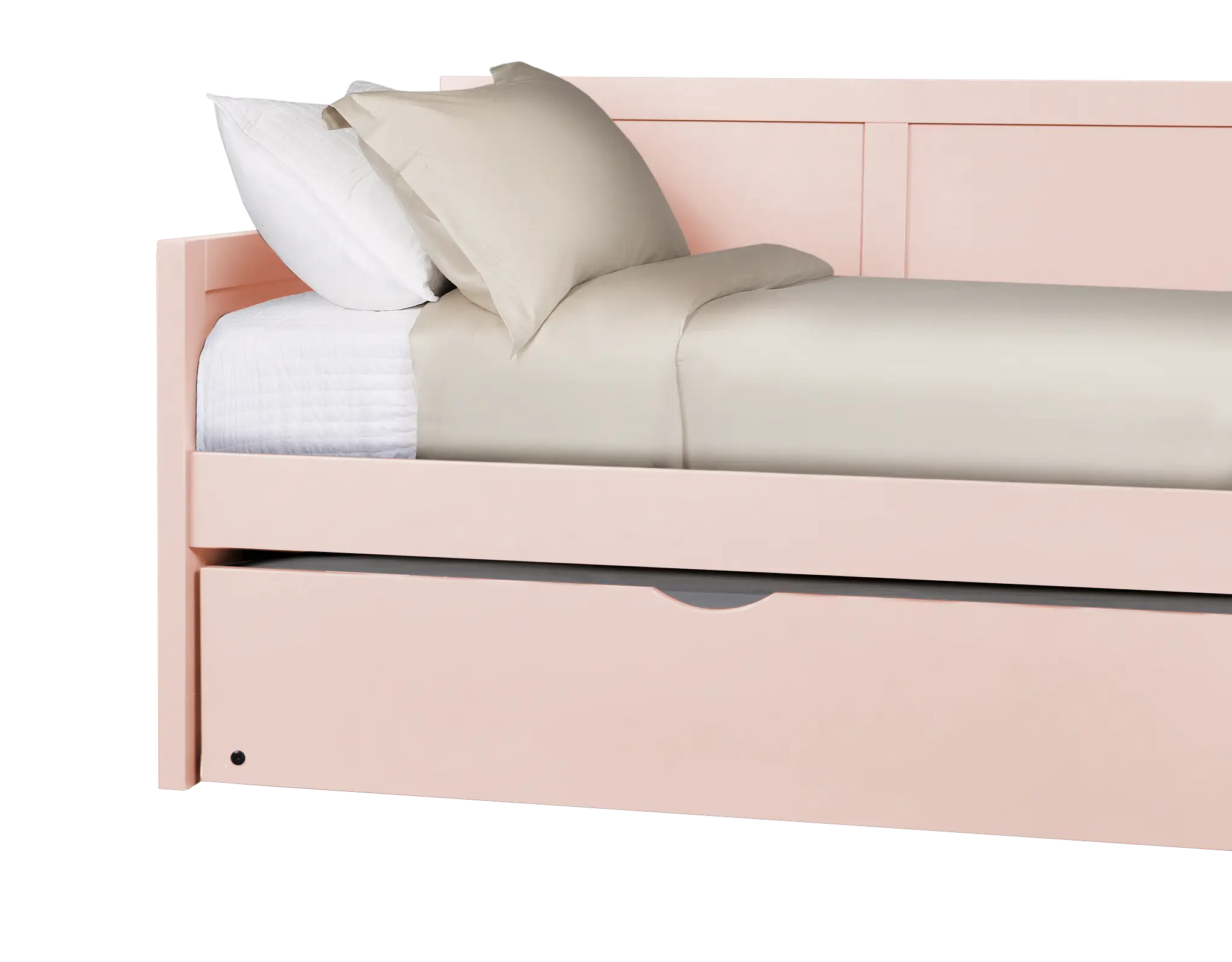 Charleston Pink Panel Trundle Bed Charleston Pink Panel Trundle Bed