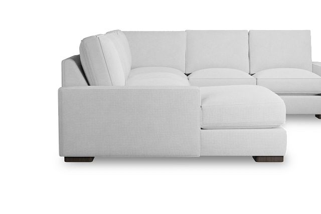 Edgewater Suave White Medium Left Chaise Sectional