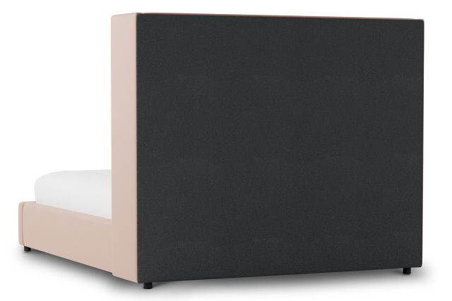 Captiva Joya Light Pink 60" Upholstered Shelter Bed