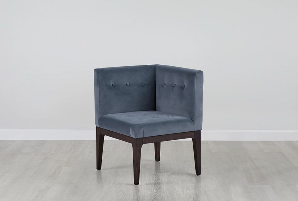 light gray accent chair