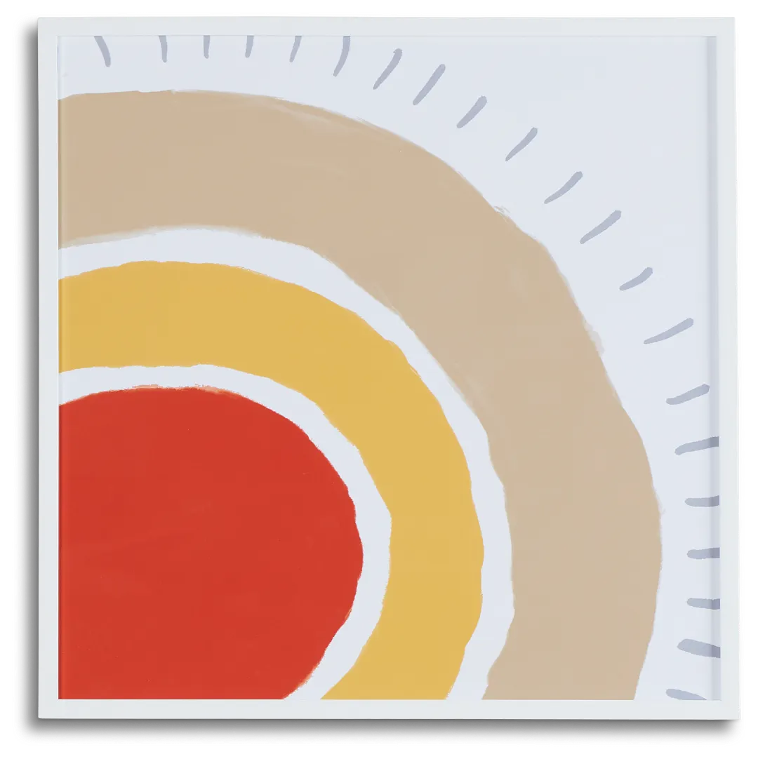 Tripp Orange Framed Wall Art