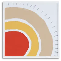 Tripp Orange Framed Wall Art