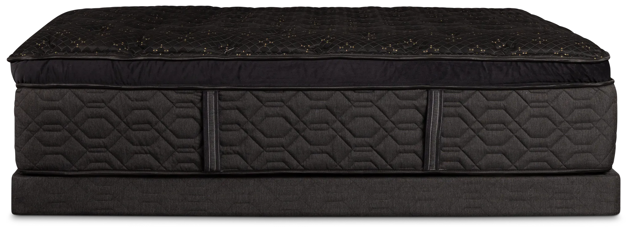 Beautyrest Black Series Four Summit Plush Low-profile Mattress Set