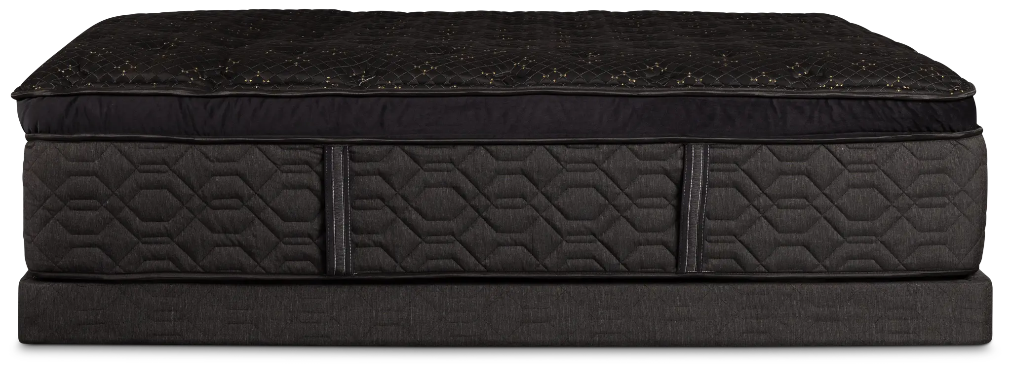 Beautyrest Black Series Four Summit Plush Low-profile Mattress Set Beautyrest Black Series Four Summit Plush Low-profile Mattress Set