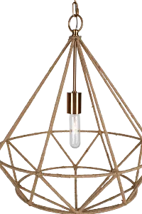 Bede Jute Chandelier