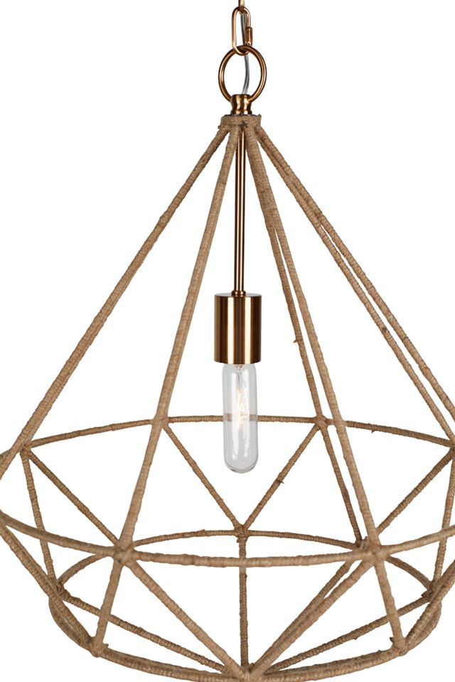 Bede Jute Chandelier