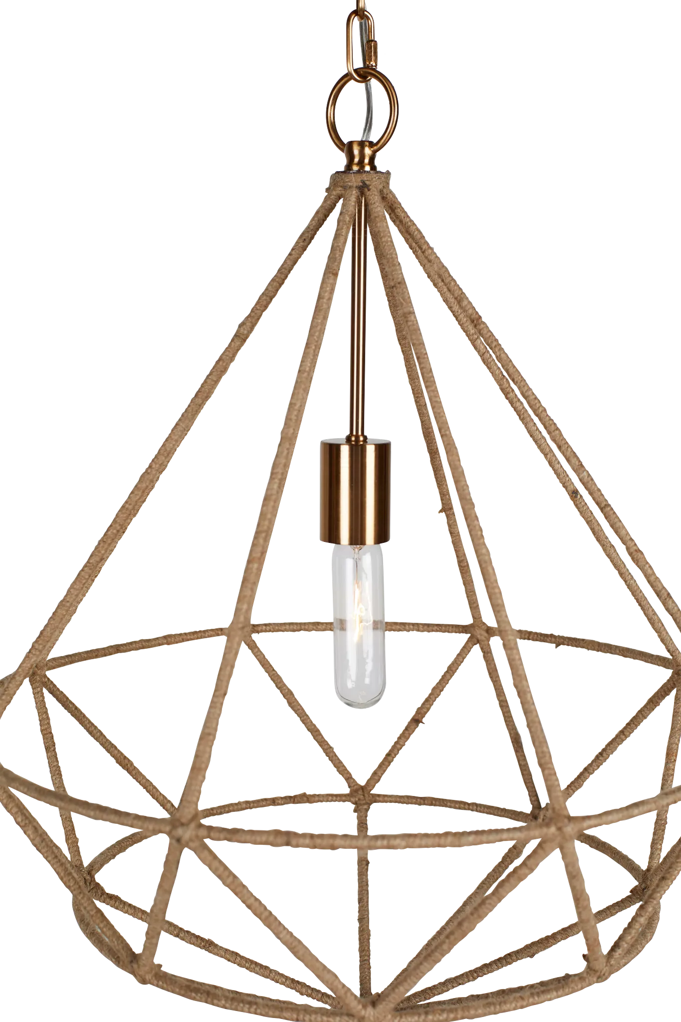 Bede Jute Chandelier