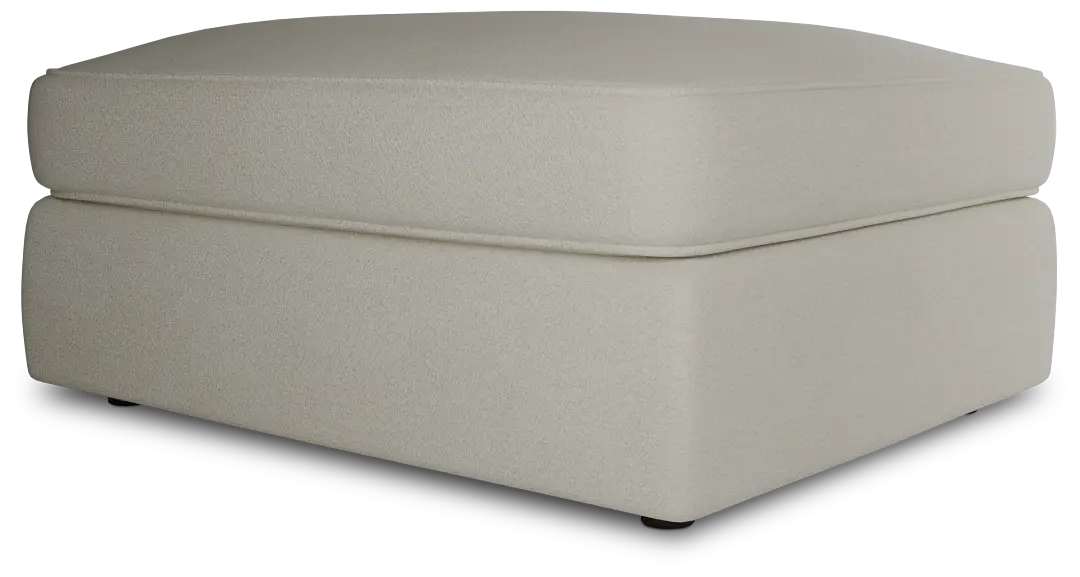 Siesta Elite Ivory Fabric Ottoman Siesta Elite Ivory Fabric Ottoman