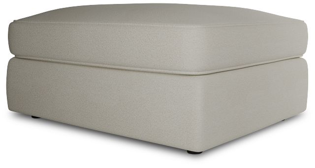 Siesta Elite Ivory Fabric Ottoman