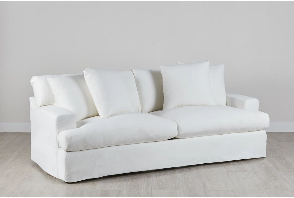 Delilah White Fabric Sofa Living Room Sofas City Furniture Delilah White Fabric Sofa Living Room