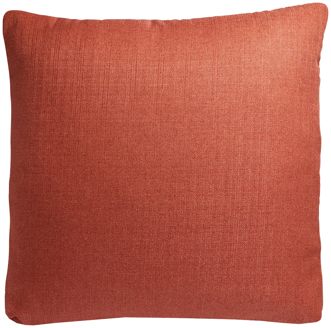 Zeke Orange 24" Accent Pillow