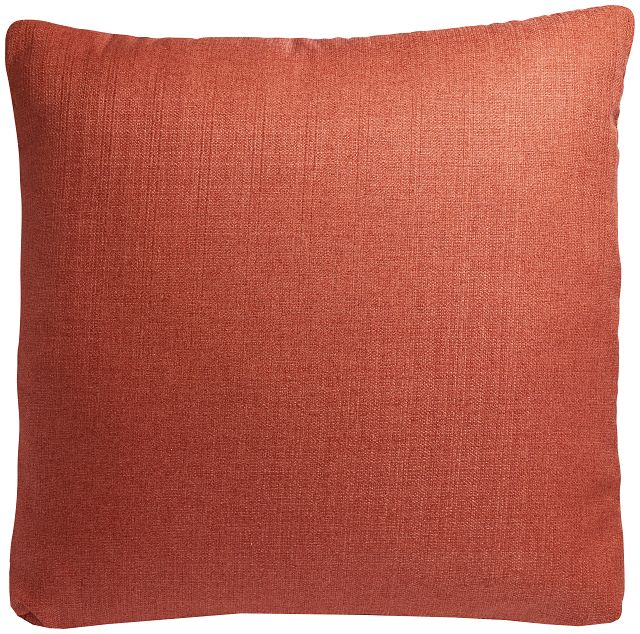 Zeke Orange 24" Accent Pillow