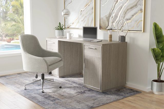 Highline Gray Writing Desk