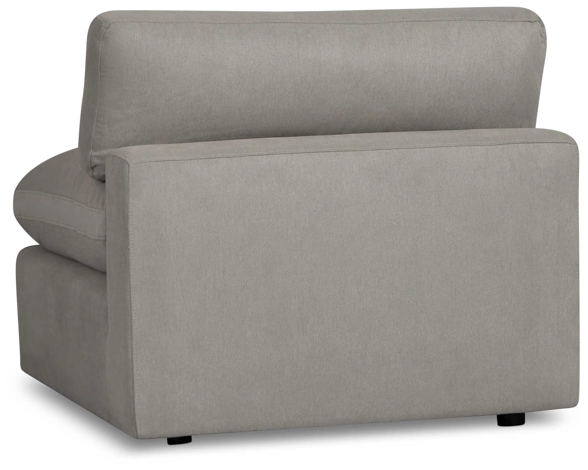 Grant Light Gray Fabric Armless Chair