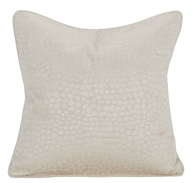 Knoll Ivory Square Accent Pillow