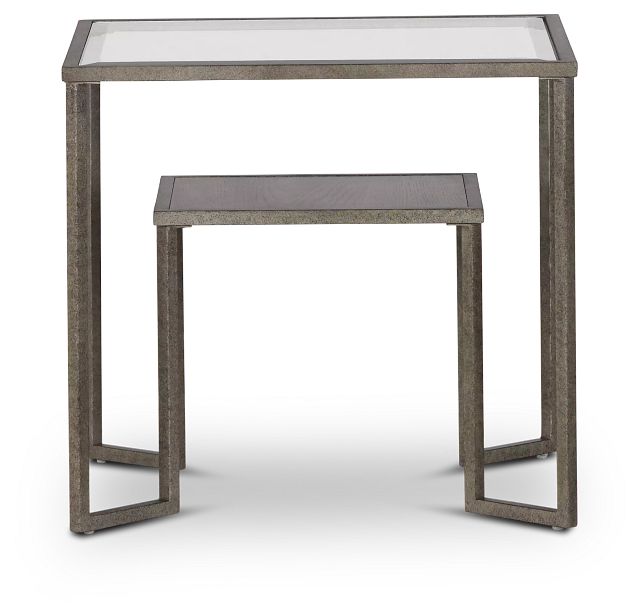 Bendishaw Metal Rectangular End Table