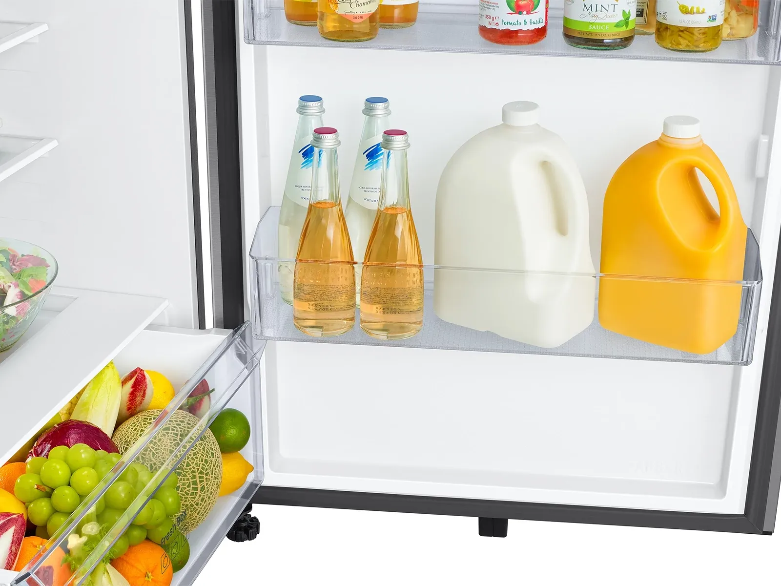 Samsung 18lr Series Stainless Steel Top Freezer Refrigerator