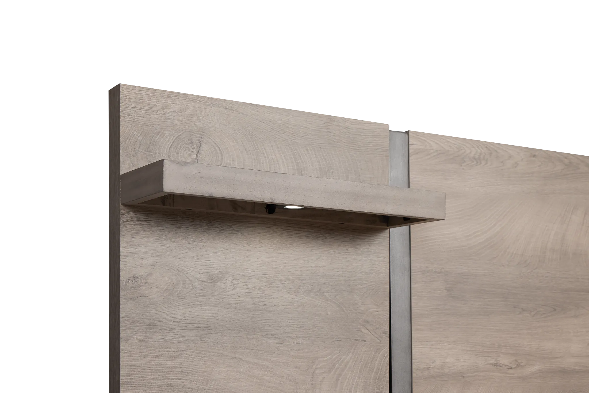 Evanston Gray Spread Bed W/ Two Nightstands