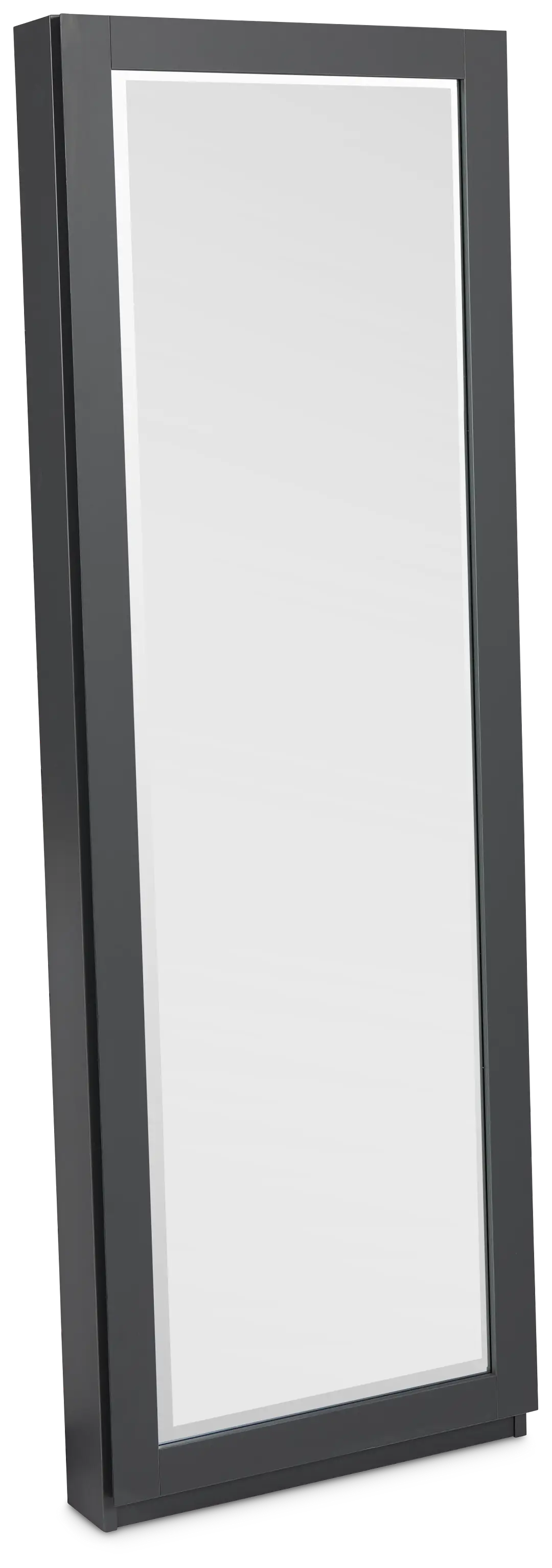 Brasilia Gray Storage Floor Mirror Brasilia Gray Storage Floor Mirror