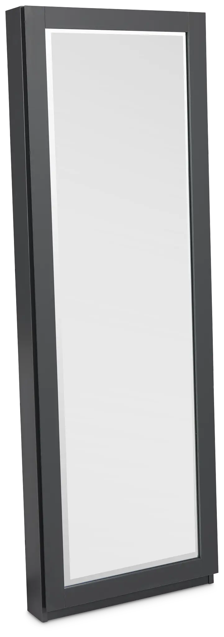 Brasilia Gray Storage Floor Mirror Brasilia Gray Storage Floor Mirror