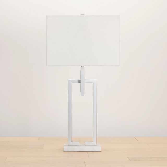 Celena Silver Table Lamp