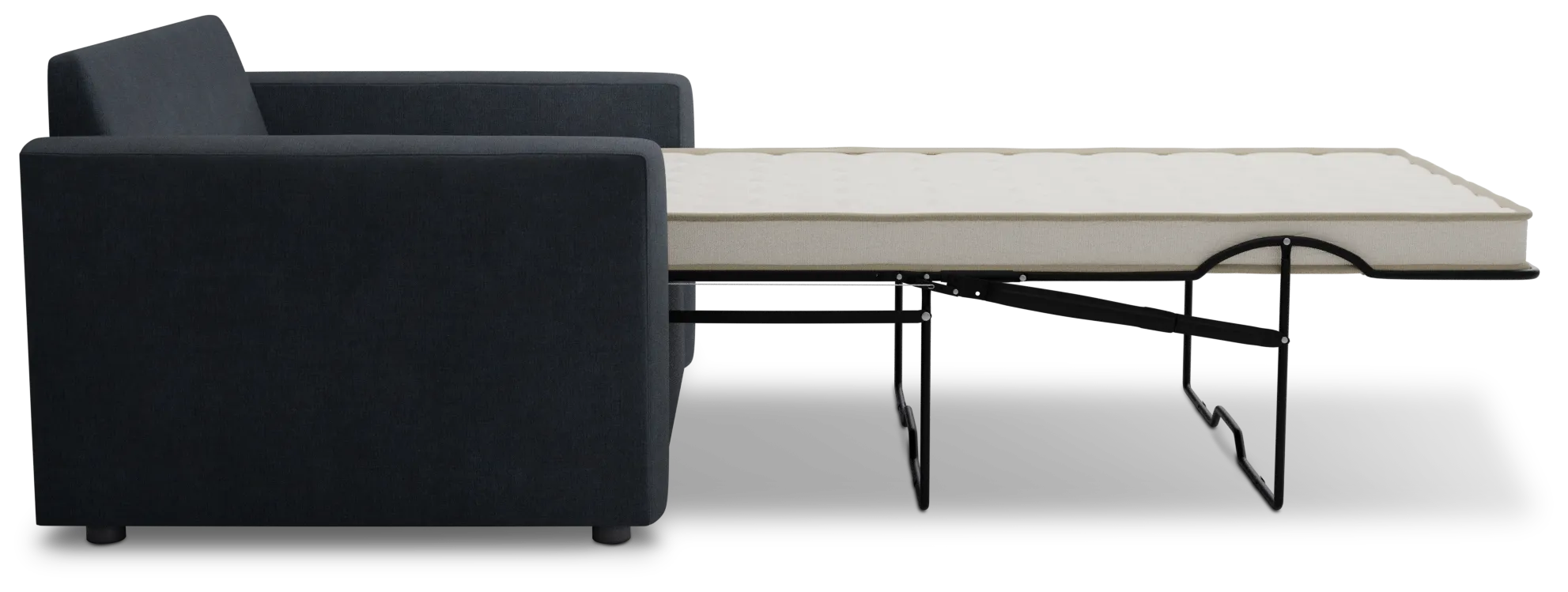 Siesta Victory Dark Blue Fabric Innerspring Sleeper