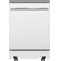 Ge 225 Series White Portable Dishwasher