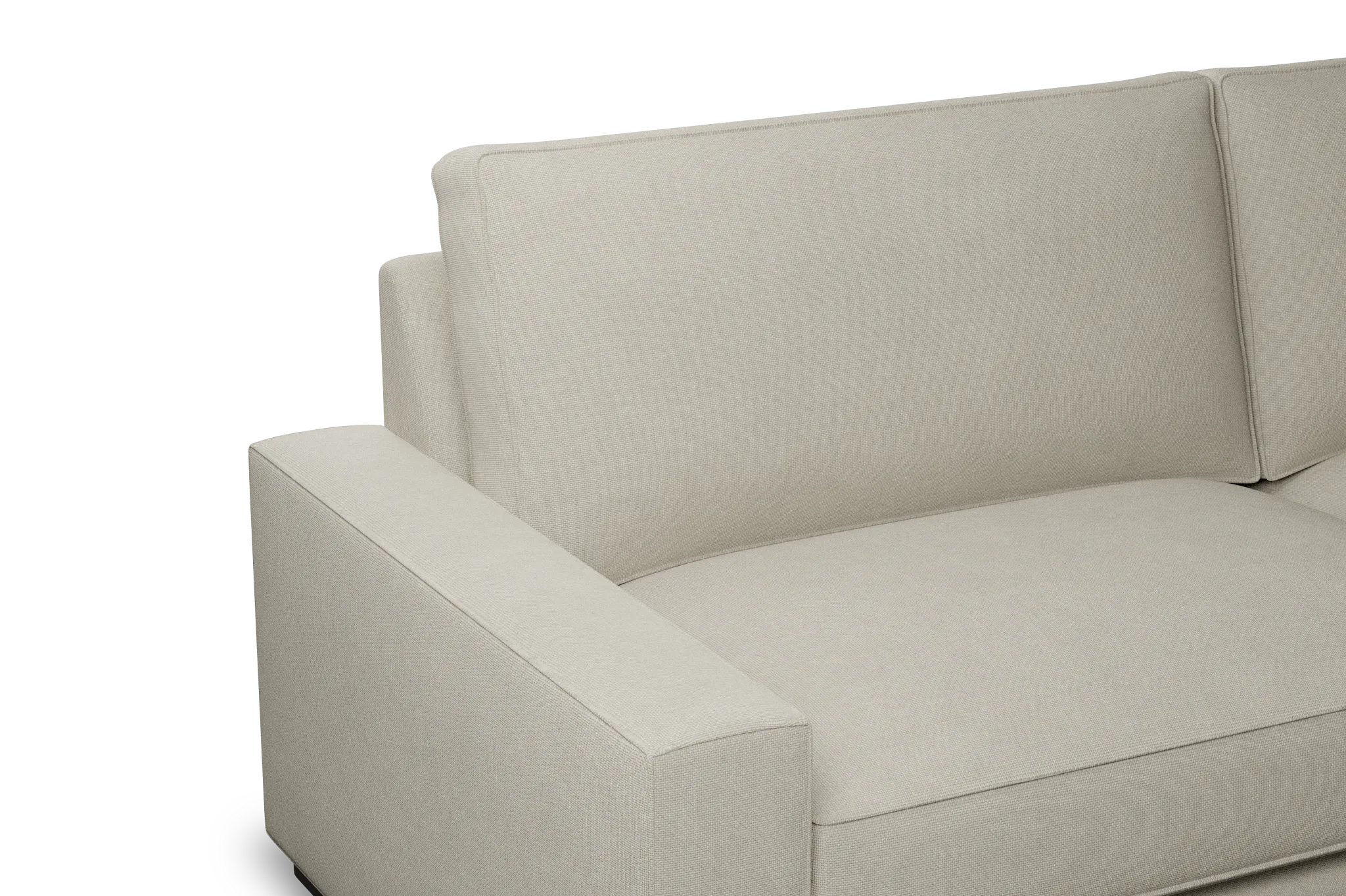 Edgewater Suave Beige 96" Sofa W/ 2 Cushions