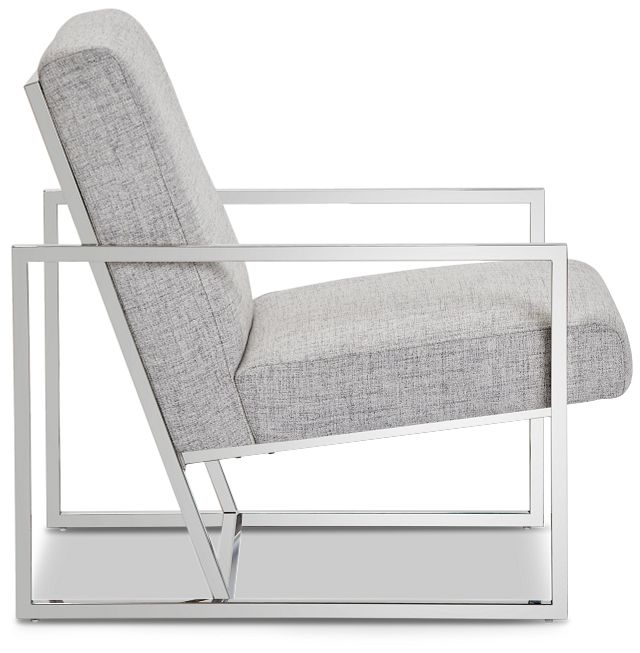 Shepherd Gray Fabric Accent Chair