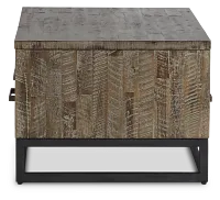 Hayes Light Gray Rectangular Coffee Table