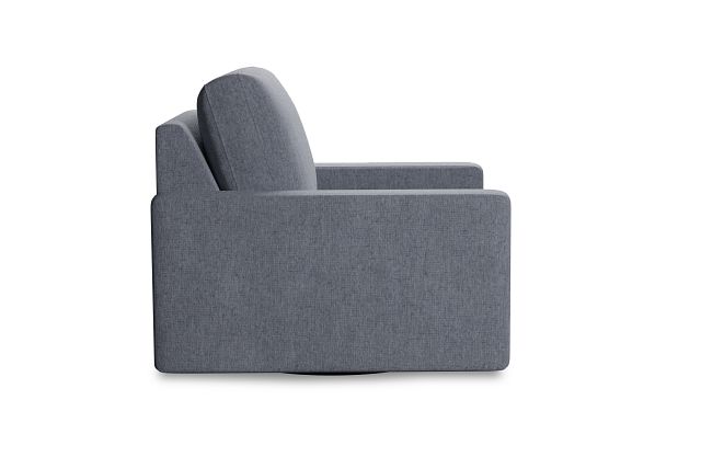 Edgewater Elevation Gray Swivel Chair