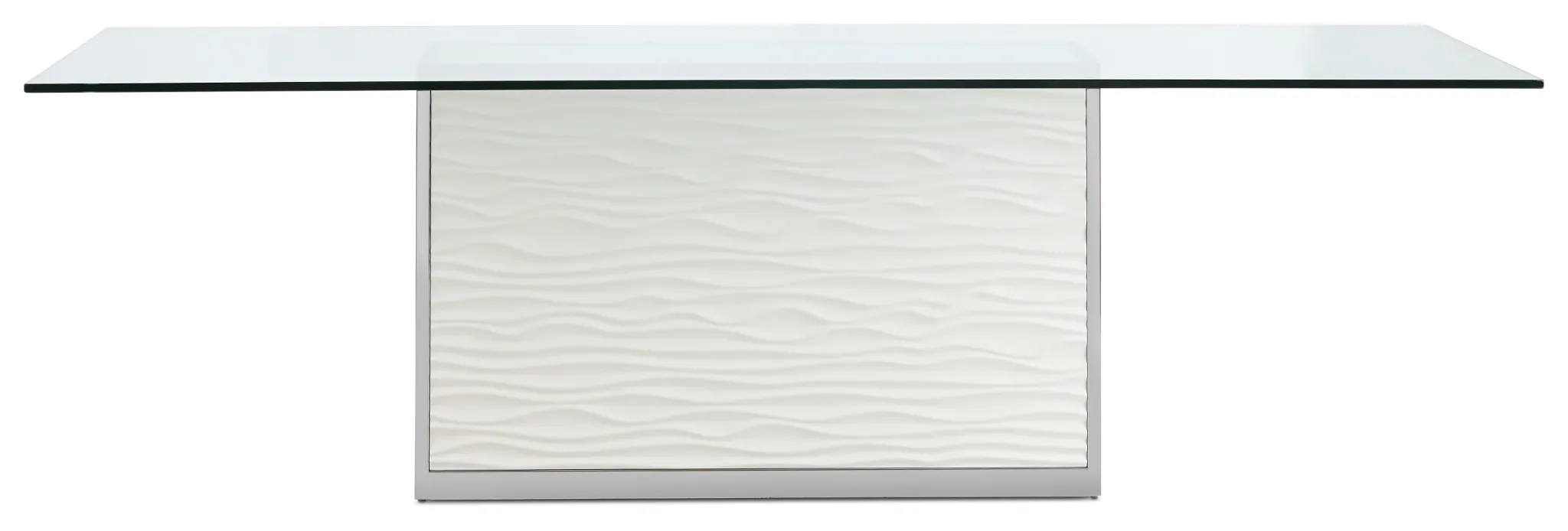 Ocean Drive 100" Glass Rectangular Table