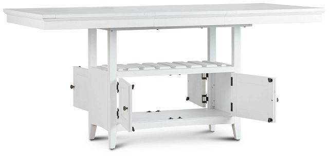 Heron Cove White High Dining Table