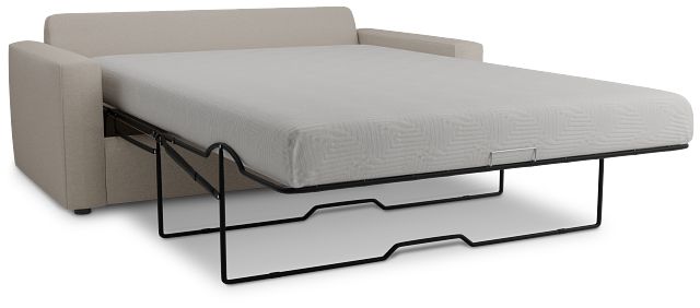 Siesta Suave Beige Fabric Memory Foam Sleeper
