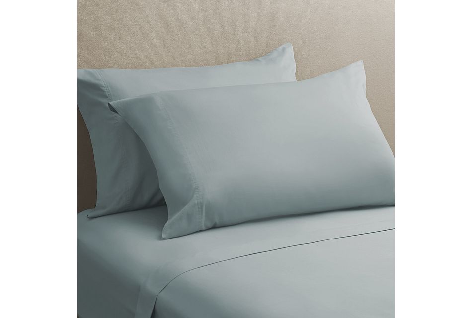 Organic Cotton Light Blue 300 Thread Sheet Set