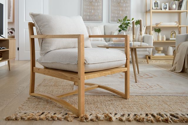 Kento Ivory Accent Chair