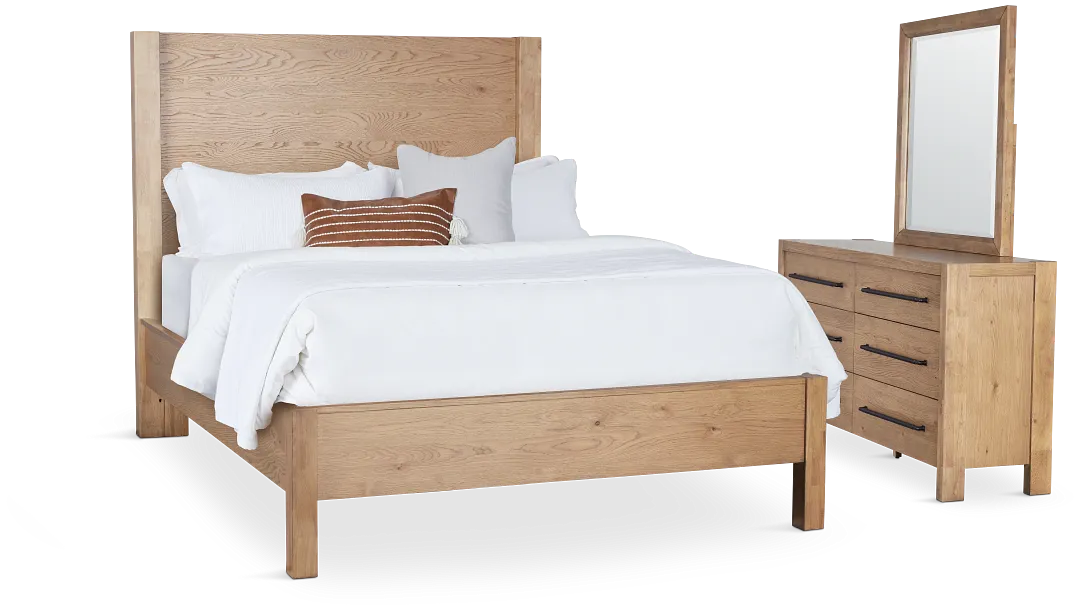 Tahoe Light Tone Panel Bedroom