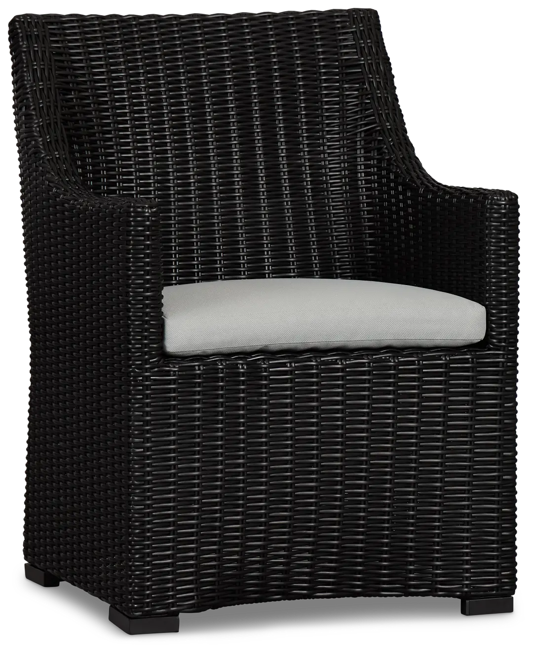 Montecito Black Cushioned Arm Chair Montecito Black Cushioned Arm Chair