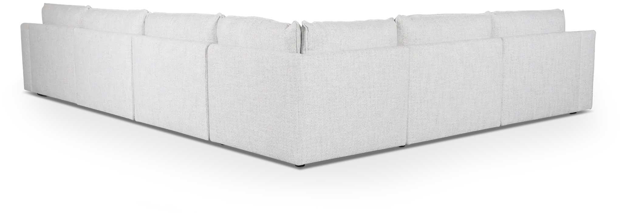 Aurora Light Gray Micro Small Two-arm Sectional Aurora Light Gray Micro Small Two-arm Sectional