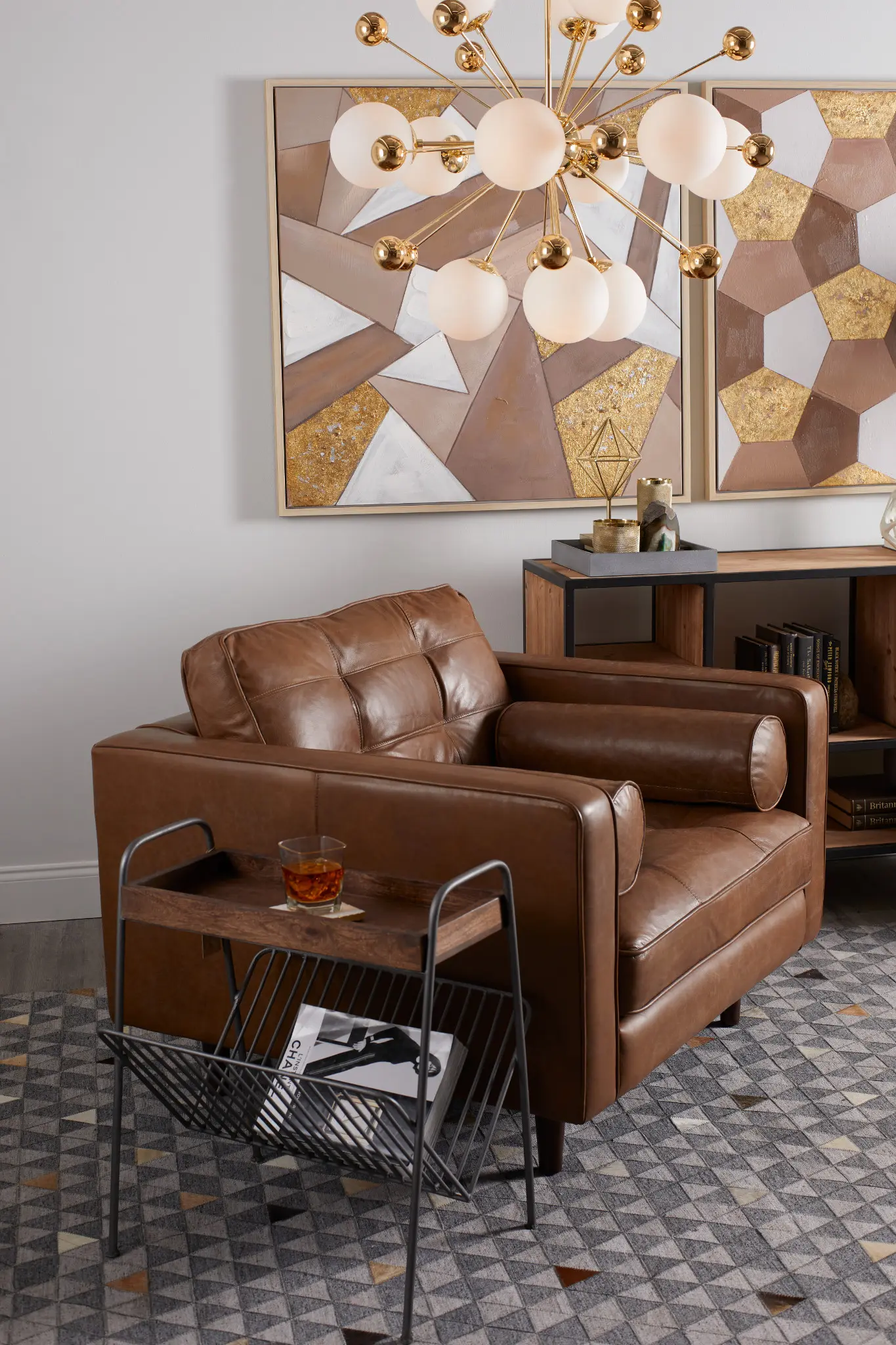 Khia Gold Chandelier Khia Gold Chandelier