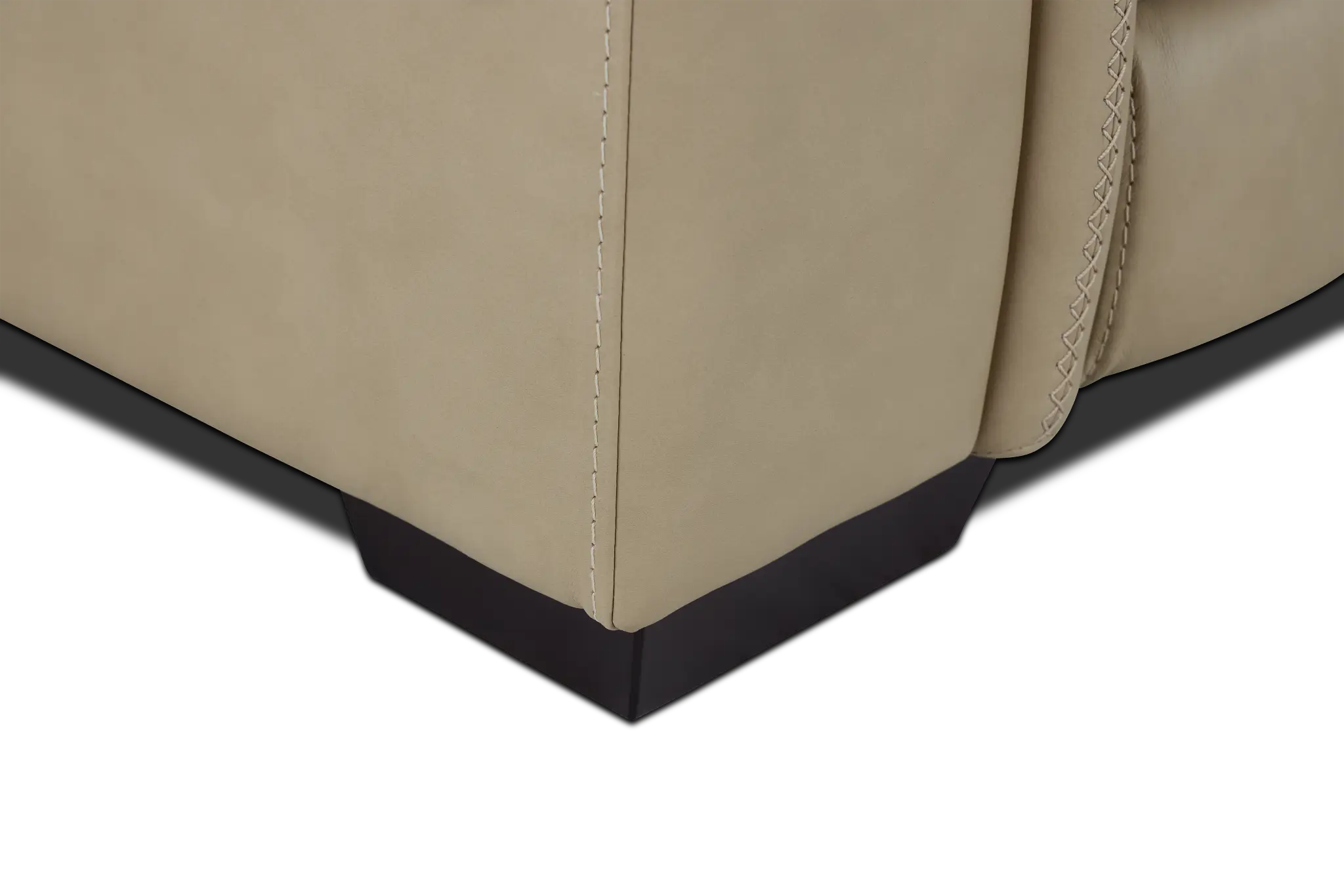 Ainsley Beige Leather Power Reclining Sofa Ainsley Beige Leather Power Reclining Sofa