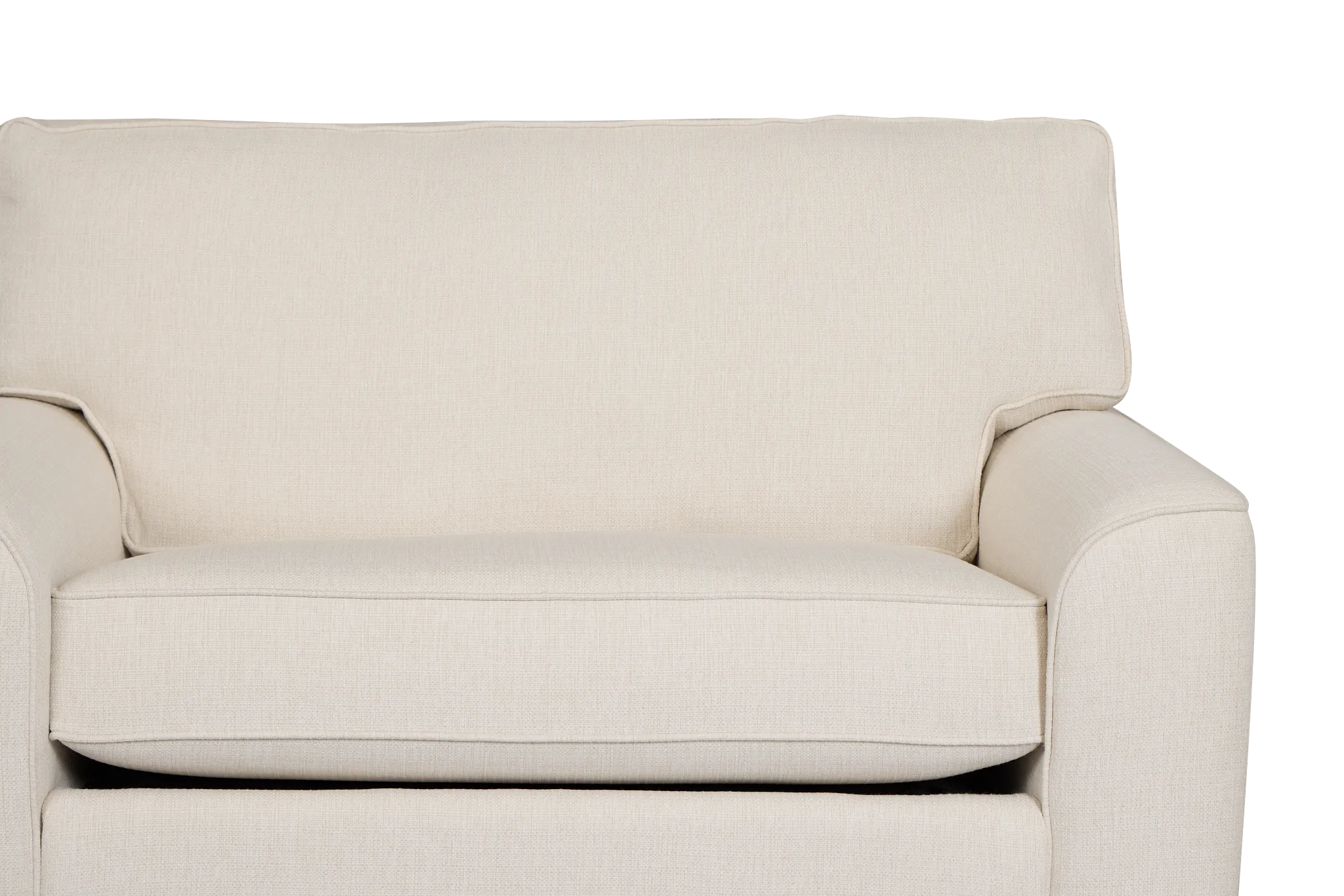Sinclair Light Beige Fabric Cooling Memory Foam Sleeper