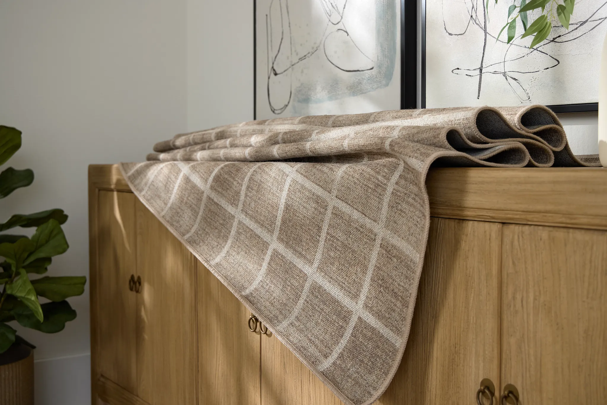 Jordin Light Brown 8x10 Area Rug