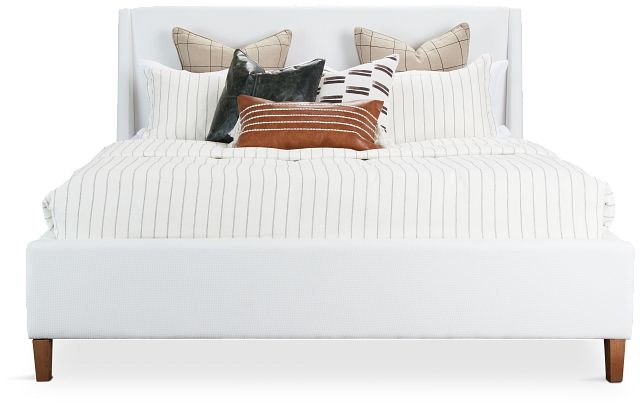 Provo White Uph Panel Bed