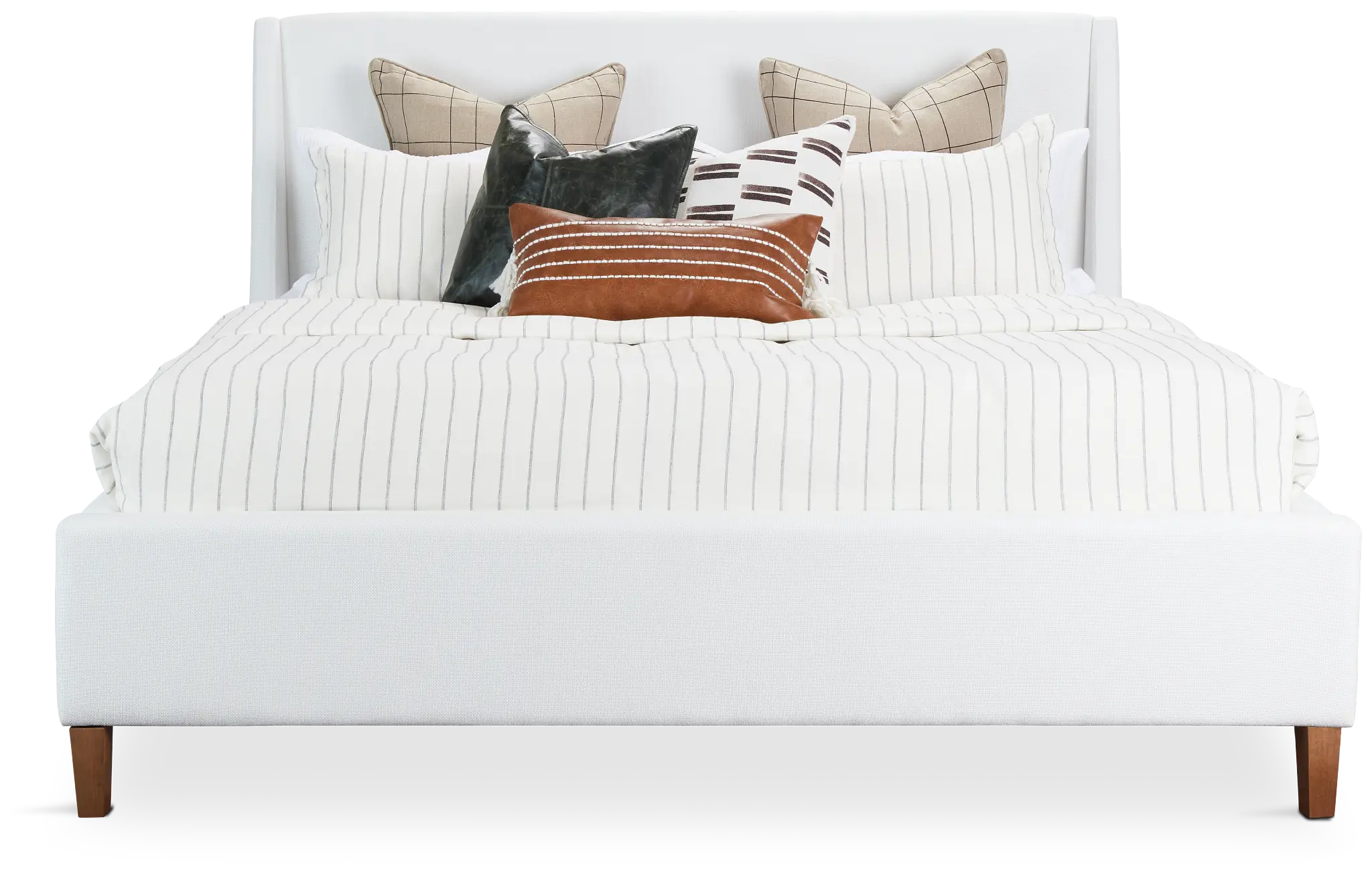 Provo White Uph Panel Bed Provo White Uph Panel Bed