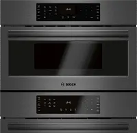 Bosch 800 Series Black 30" Electric Oven And Microwave Combo