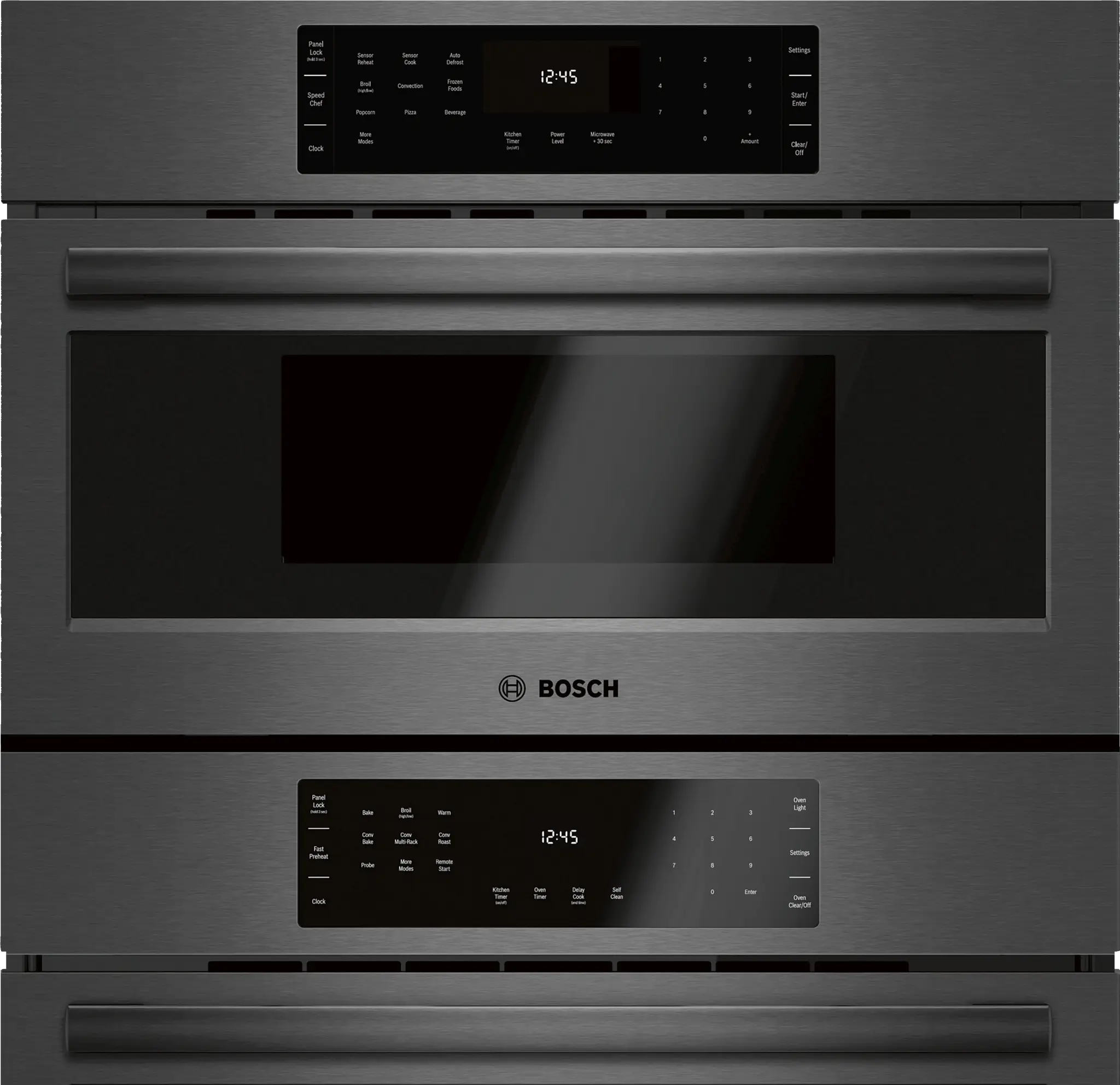 Bosch 800 Series Black 30" Electric Oven And Microwave Combo Bosch 800 Series Black 30" Electric Oven And Microwave Combo