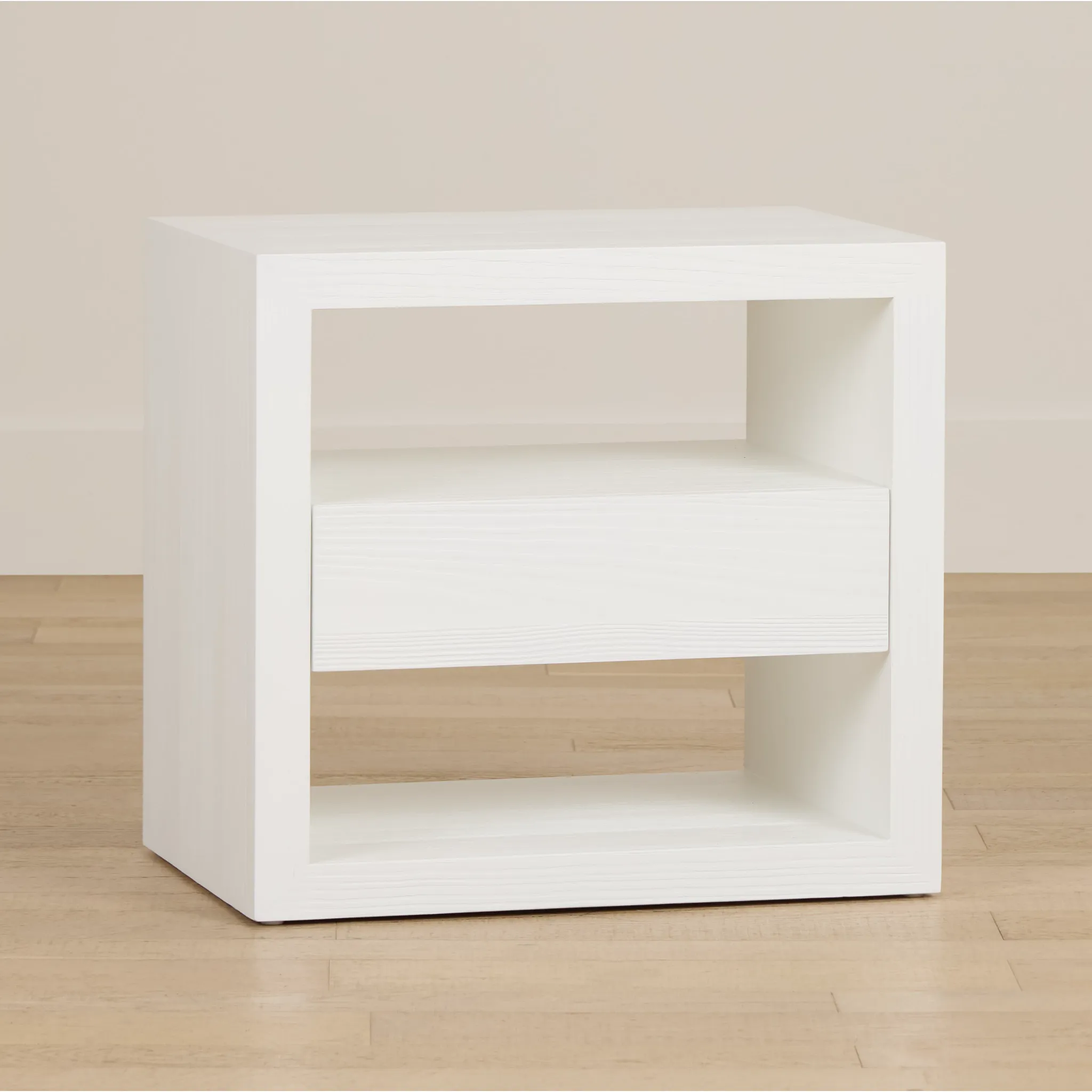 Nantucket White Pine Open Nightstand