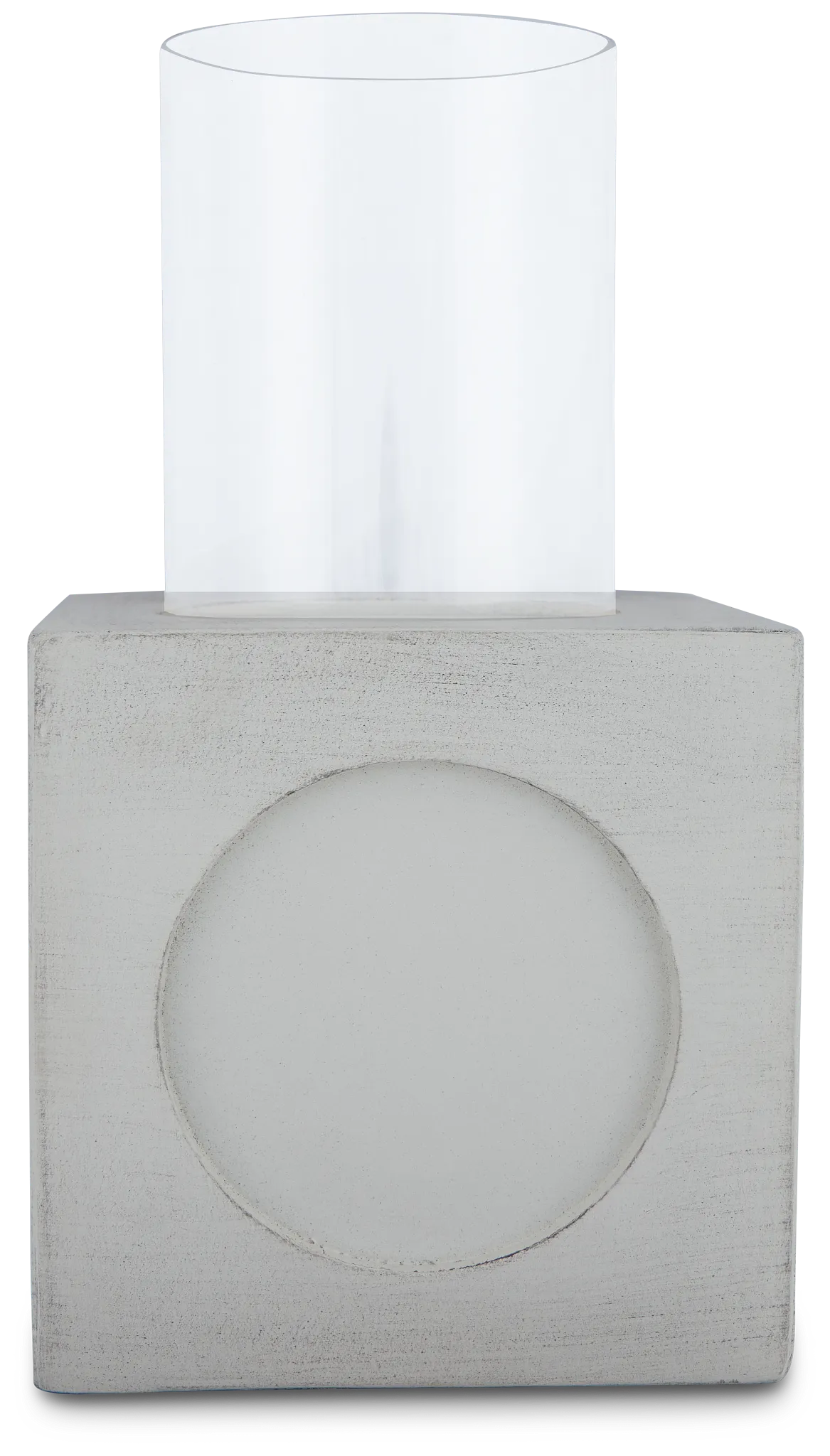 Bedford White Large Candle Holder